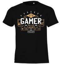 Youth Designz Kids kids boys T-Shirt Gamer Forever Gaming Controller Gamer Playsi Gamer 100