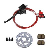 2 Stroke 47 49cc Motorcycle Pocket Bike Brake Rear Left Pump Master Cylinder Hydraulic Brake Hose Line Brake Caliper 120mm Dsic