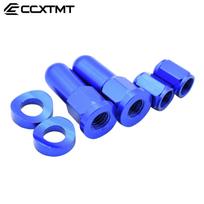 Motocross CNC Valve Cap Dirt Bike Rim Lock Nuts Bolts Spacer For KTM Honda Yamaha WR450R WR250F WR450F YZ250F YZ450F WR250R Part mėlyna