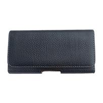 Cards Holder Flip Pockets Multifunctiona Bum Bag Leather Phone Case Phone Belt Clip Phone Waist Bag 5.5 inch-Litchi Cross Bag