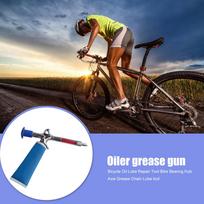 Bicycle Grease Gun Delicate Texture Aluminum Bicycle Grease Gun Mountain MTB Bike Repair Tools Service Accessories China Mainland