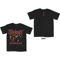 Slipknot Unisex T-Shirt: The End, So Far Group Photo (Back Print) (Small) L