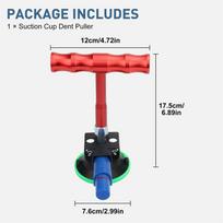 Powerful Vacuum Pump Car Dent Puller, T-Handle Paintless Dent Repair Kit, Upgraded Strong Suction Cup For Auto Body Hail Damage one size įvairiaspalvis