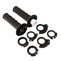 Motorcycle Grips 7/8  22mm Hand Grip W/ The Snap-on Cam for Yamaha Honda Kawasaki Suzuki KTM Dirt Bike Motorbike Handlebar juoda