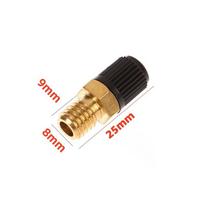Brass Air Compressor Fill Valve - M8/M10 Threaded Hexagonal Tank Valve Core for DIY & Industrial Use (1PC Replacement Part)