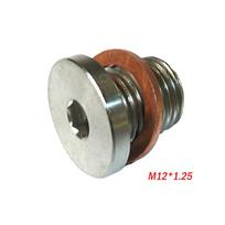 M12 X 1.25 O2 Oxygen Lambda Sensor Blanking Plug Cap Bung Exhaust Accessories With Gasket Automotive Hexagonal Threaded Parts