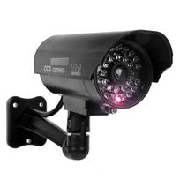 Simulation Dummy Camera Bullet Fake Surveillance CCTV Camera ABS Engineering Plastic Bracket for Home Security 160x124x85mm