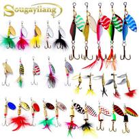 Dirbtiniai metaliniai žūklės masalai, 30 vnt. 30Pcs Lures&Box