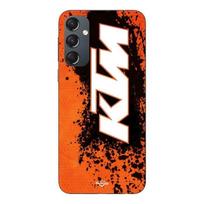 Case For Samsung Galaxy A54 KTM logo Kraftfahrzeuge Trunkenpolz Mattighofen Maniacase juoda