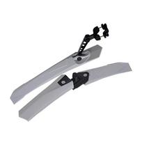 Mountain Bike Front & Rear Mud Guard Fenders Adjustable Mountain Bike Mudguards pilka