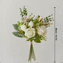 Hot Selling Artificial Rose Flower Bouquet Arrangement For Asian Living Room Home Decoration balta