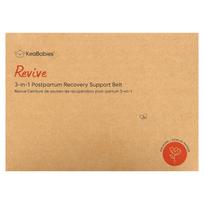 KeaBabies, Revive, 3-in-1 Postpartum Recovery Support Belt, X-Large, Midnight Black, 1 set