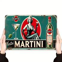 Retro Metalo Sienų Dailė Martini Plakatas Vintažinė Virtuvės Dekoracija Namų Baras Skardinis Ženklas
