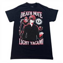 Death Note Light Yagami T Shirt Adult Size Small Black Red Vintage Retro Style 2XL
