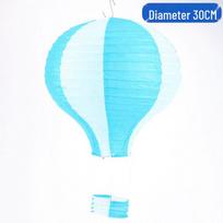Spring Kindergarten Back-to-School Hot Air Balloon Display & Decoration Prop mėlynos ir baltos juostelės spalva