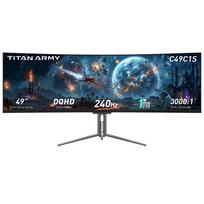 TITAN ARMY 49  Dual QHD 240Hz Ultra-Wide Curved Gaming Monitor