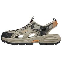 Skechers Vyriški JAV Universalūs Patogūs Paplūdimio Basutės Vyriškos Basutės Pilkai Ruda 205474-TPE 41
