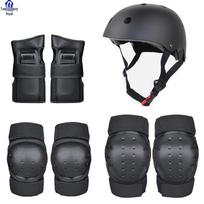 Skateboarding & Roller Skating Protective Gear Set S (10-25kg) juoda