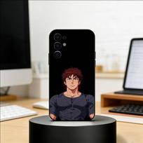 B-Baki Phone Case For Samsung S25,S24,S21,S22,S23,S30,Ultra,S20,Plus,Fe,Soft Silicone Black Cover Samsung S21plus