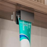 Non-Perforated Toothbrush Storage Rack Wall-Mounted Alloy Drain Mouthwash Cup Rack Toothbrush Stand Wall Installation