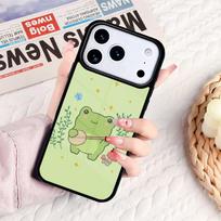 mushroom frog Phone Case For IPhone 17 16e 15 14 13 12 11 Pro Max Air Mini Soft Protective Cover iPhone17 Pro Max