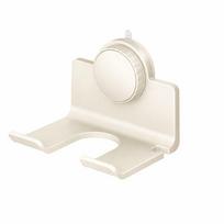 Space Aluminum Suction Cup Hair Dryer Holder Punch Free Large Capacity Hair Dryer Storage Rack Wall Mounted Space Saving smėlis