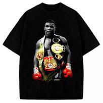 Mike Tyson Undisputed World Heavyweight Champion Belts Vintage Graphic T-Shirt XL