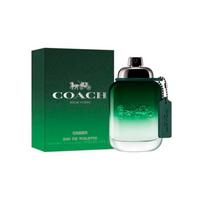 COACH Leisurely Green Rhyme Men's Perfume Woody Fruity Fragrance Eau de Toilette EDT // Rosemary Geranium 60ml gift bag without gift box žalia