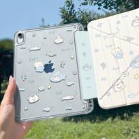 You Si Dun Cute Acrylic Anti-Fall Case for iPad 7/8/9 10.2-inch iPad 7/8/9 10.2-inch