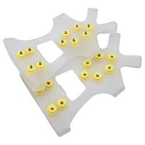 10 Teeth Steel Spike Ice Grips Anti Slip Shoe Covers for Hiking Mountaineering Fishing Snow Walking Outdoor Safety Traction Cleats L
