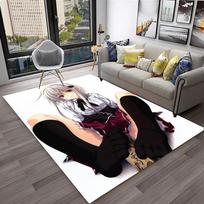 High School DxD Sexy Girl Cartoon 3D Carpet Rug for Home Living Room Bedroom Sofa Doormat Decor,kids Area Rug Non-slip Floor Mat 40x60cm