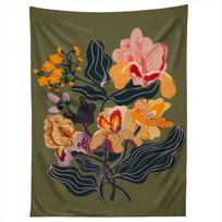 IRIS DREAM tapestry 75x100 juoda