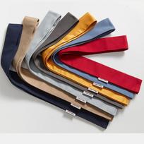 Premium Chef Neckerchief Solid Color Bandana in Blue Red Khaki Absorbent Sweat Towel Tie for Hotel Restaurant Kitchen Staff smėlis