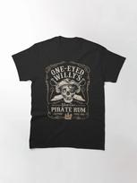 One eyed Willy's goon cover pirate rum classic tshirt XL