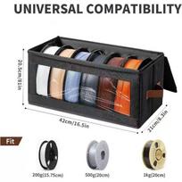 Filament Storage Box - 3D Printer Filament Storage Containers, 3D Printing Accessories Holder Rack For Home, Office Workshop·
