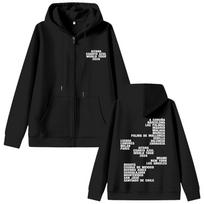 Singer Aitana World Tour Merch Zipper Hoodie Fans Gift Men Women Fashion Vintage Oversized Zip Up Jacket Coat S