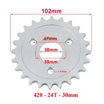 1Pcs 420/428 24T/26T/28T/29T/31T/35T/37T Teeth 30mm Rear Gear Sprocket Fit For Honda Monkey Motorcycle Pit Dirt Bike Accessories