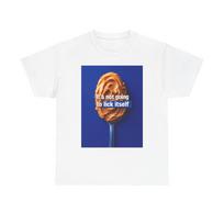 Funny Peanut Butter Spoon T-Shirt, Humorous Unisex Cotton Tee, Food Lover Gift 2XL