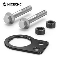 NICECNC Key Ignition Switch Relocation Bracket For Suzuki DRZ400SM DRZ 400 SM DRZ 400SM 2005-2024 6061 Aluminum CNC-machined tamsiai pilka spalva