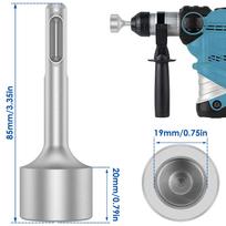 SDS Plus Ground Rod Driver Steel Drill Bit Driver Wear Resistant Rotary Hammer Drill Power Tools Grounding Rods Hot Dropshipping