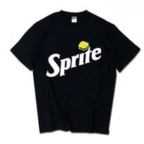 2026 Vasaros Naujas Madingas Prekės Ženklas INS Pepsi Cola Bendras Marškinėliai Sprite CocaCola Unisex ir Moteriški Porų Trumpomis Rankovėmis S