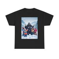 The Grim Reaper Has a Snowball Fight With Children T-Shirt Dark Humor Shirt Top 4XL