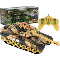 Nuotoliniu būdu valdomas tankas War Tank 9993, rudas