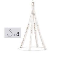 1Pc Circular Flower Drying Rack Herb Handcrafted Balcony Basket