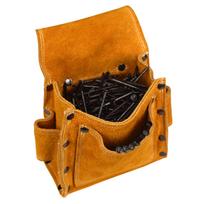 Waist Pocket Tool Bag Carpenter Nail Belt Portable for Construction Woodworking Yellow