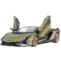 1/18 Scale Lamborghinis SIAN FPK63 Supercar Car Model DieCast Alloy Boys Toys Cars Diecast Toy Collectibles Kids Car žalia