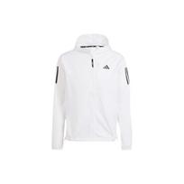 Adidas Otr B Trys Juostelės Spausdinimo Užtrauktuku Užsegamas Ilgomis Rankovėmis Su Gobtuvu Striukė Vyriška Striukė Balta IK7433 L white