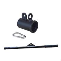 Barbell Row Attachment Gym Accessories Straight LAT Bar Easy to Install Fits 2 inch T