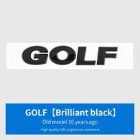 1Pc Rear Trunk Emblem Badge Sticker ABS Plastic Silver and Black for POLO GOLF TOUARGE Logo 2016-2024 Decorative