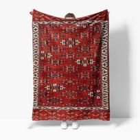Raudonas Tribalinis Kilimo Kilimas Senovinis Marokiečių Plotinis Kilimas Rankų Darbo Persiškas Kilimas Bohemiškas Kambario Dekoras Grindų Kilimėlis 75x100cm